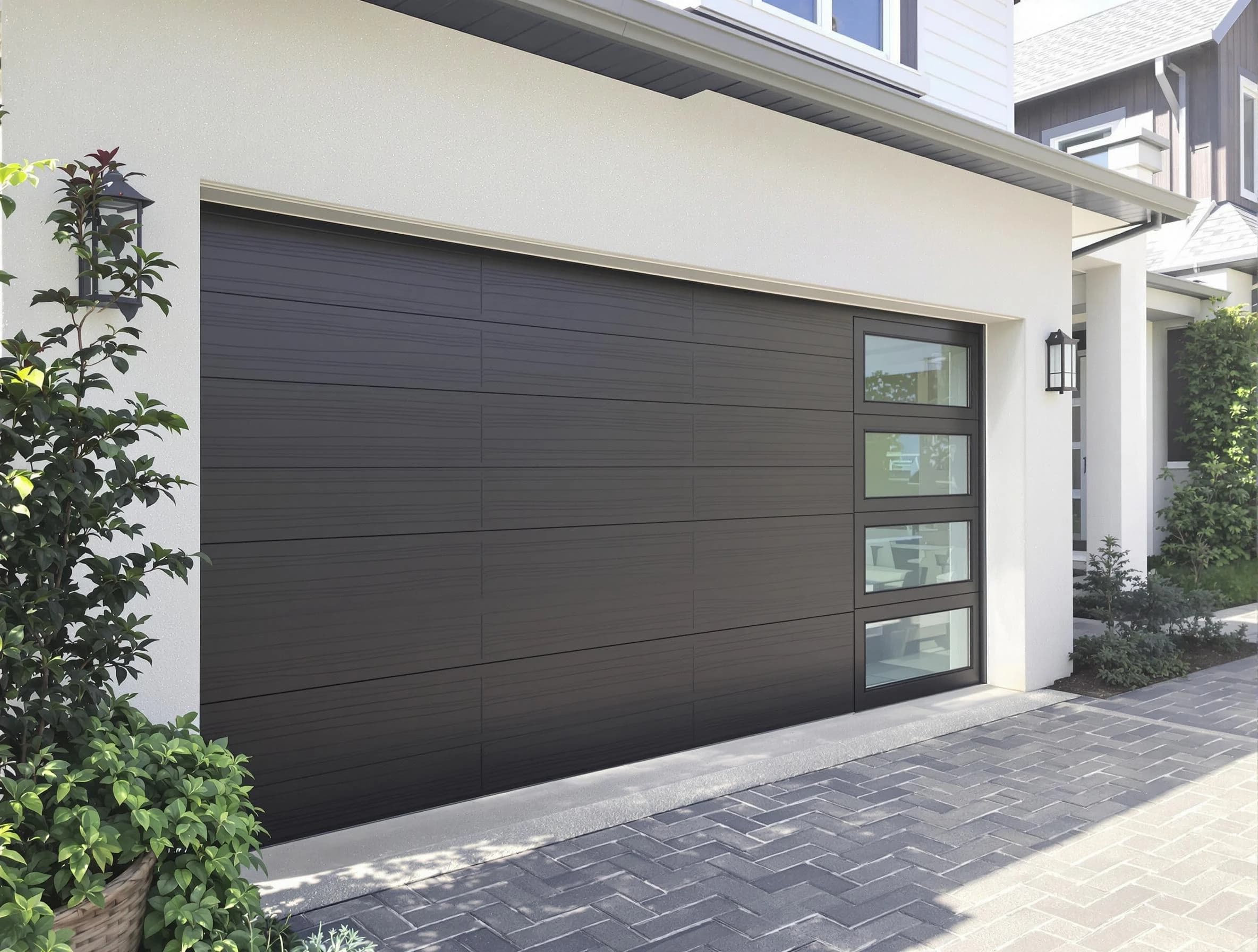 Custom garage door installation by Sandston Garage Door Repair in Sandston