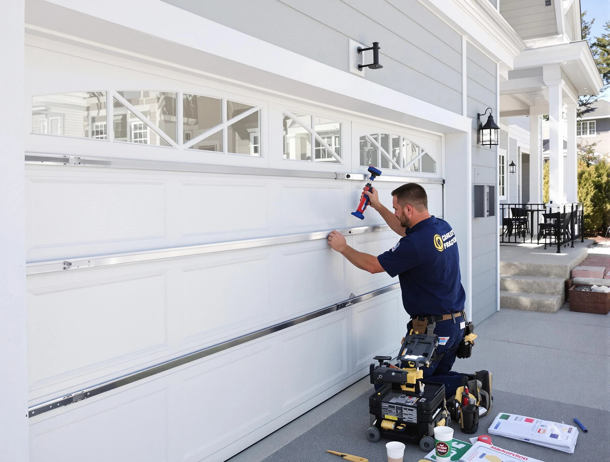 Professional garage door installation by Sandston Garage Door Repair in Sandston