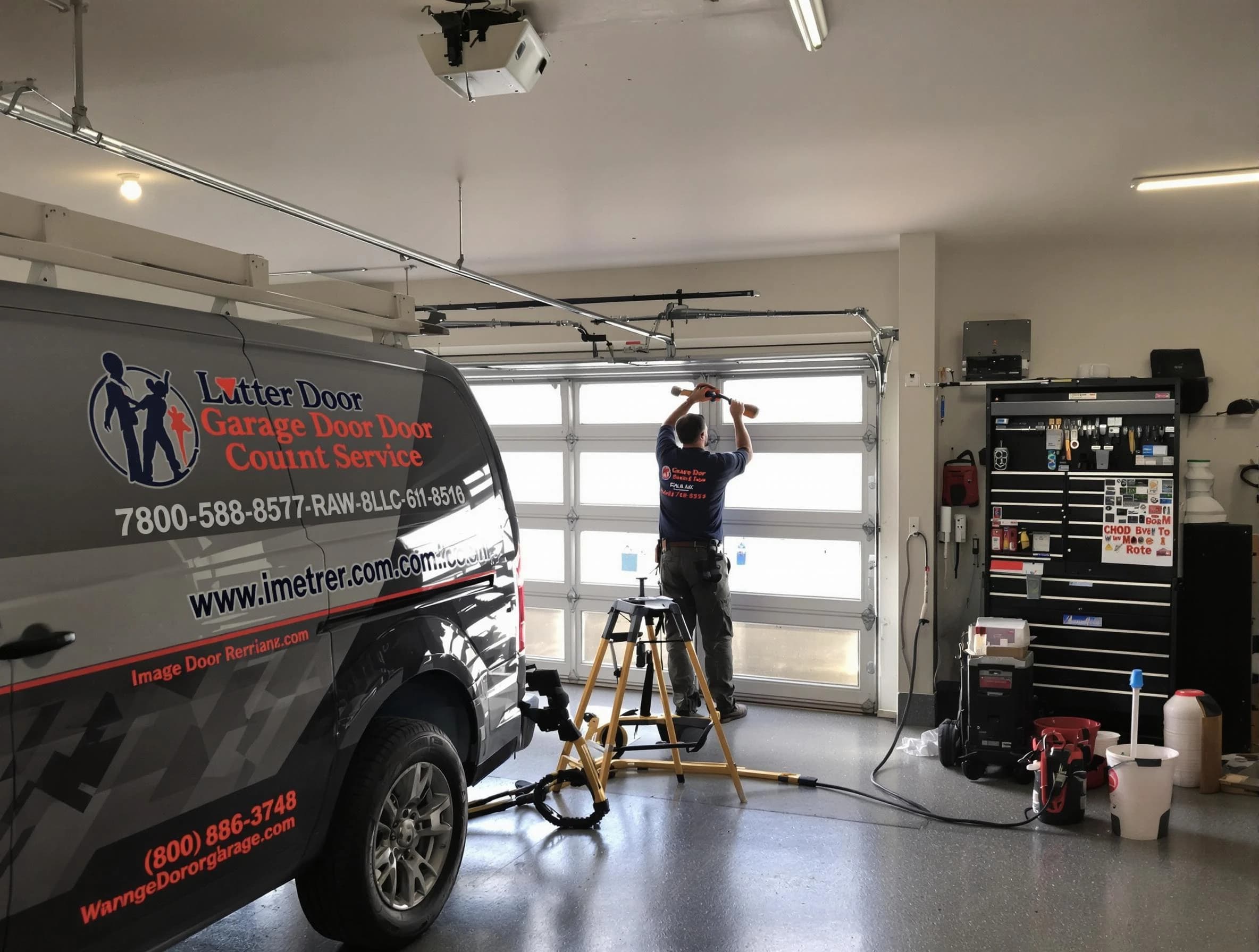 Sandston Garage Door Repair rapid response team performing same-day repair in Sandston