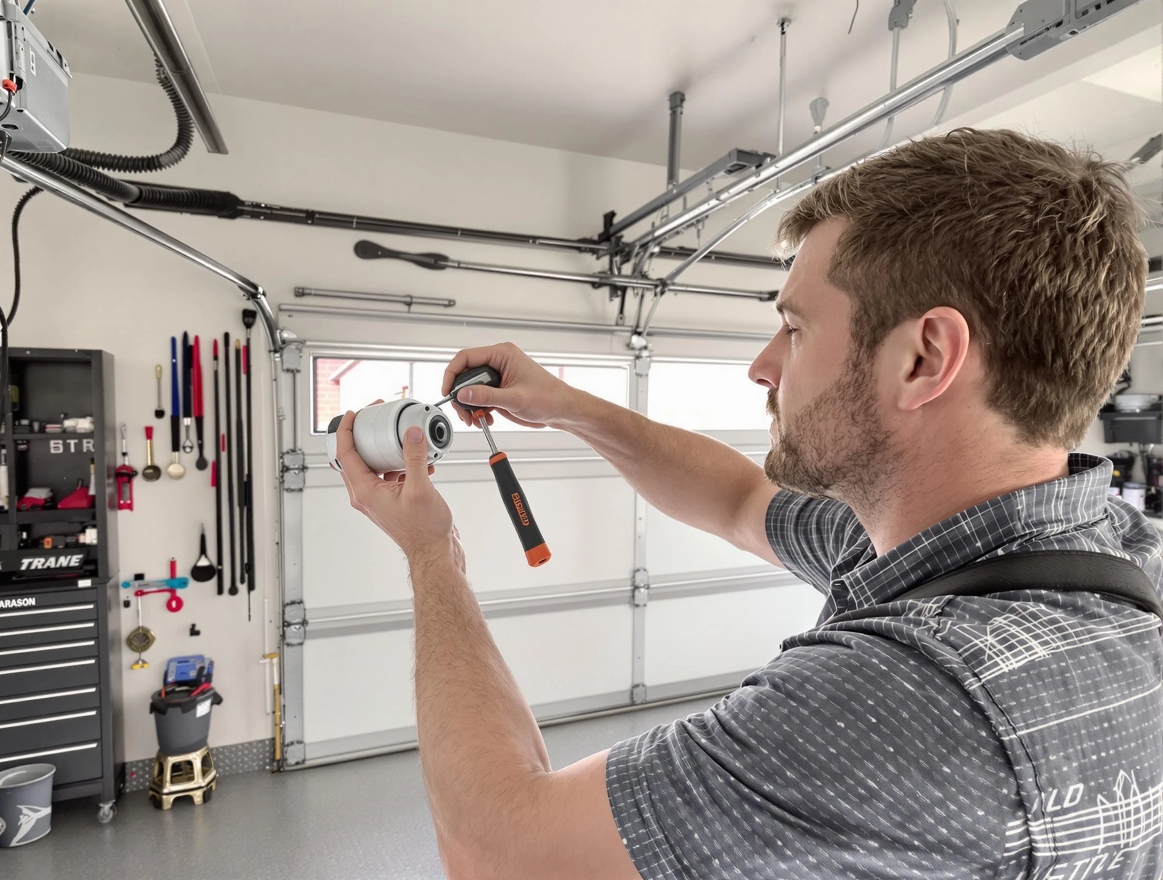 Garage door opener repair service by Sandston Garage Door Repair in Sandston